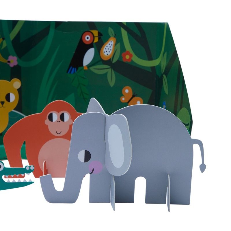 Ooly Pop! Make and Play Activity Scene - Into the Jungle